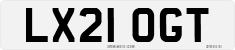 License plate of the United Kingdom, 2001 year system