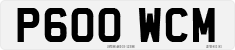 License plate of the United Kingdom, 1983 year system