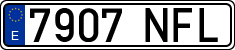 License plates of Spain, Ordinary (2000)