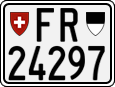 License plate of Switzerland, Motorcycles