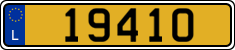 License plate of Luxembourg, Vanity Plates