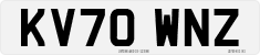 License plate of the United Kingdom, 2001 year system