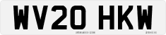 License plate of the United Kingdom, 2001 year system