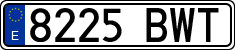 License plates of Spain, Ordinary (2000)