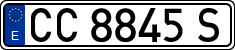 License plates of Spain, 1971 year series