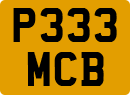 License plate of the United Kingdom, 1983 year system