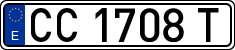 License plates of Spain, 1971 year series