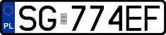 License plates of Poland, Regular car plates