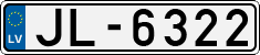 License plate of Latvia, Regular car plates