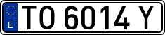 License plates of Spain, 1971 year series