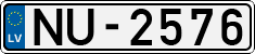 License plate of Latvia, Regular car plates
