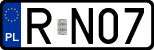 License plates of Poland, Regular car plates