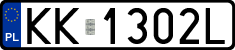 License plates of Poland, Regular car plates