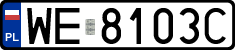 License plates of Poland, Regular car plates