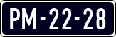 License plate of the Netherlands, Imported oldtimers (cars)