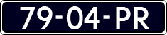 License plate of the Netherlands, Cars