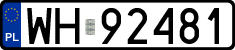 License plates of Poland, Regular car plates