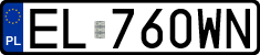 License plates of Poland, Regular car plates