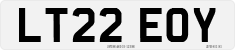 License plate of the United Kingdom, 2001 year system