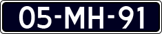 License plate of the Netherlands, Cars