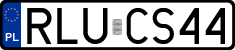 License plates of Poland, Regular car plates