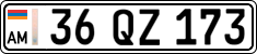 License plate of Armenia, Private owners