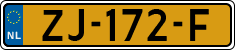 License plate of the Netherlands, Cars