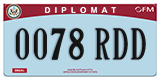 Federal license plates, Diplomatic (United Nations)