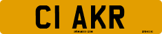 License plate of the United Kingdom, 1983 year system