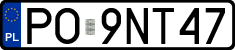 License plates of Poland, Regular car plates