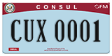 Federal license plates, Diplomatic