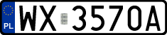 License plates of Poland, Regular car plates
