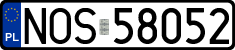 License plates of Poland, Regular car plates