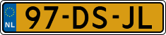 License plate of the Netherlands, Cars