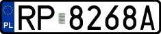 License plates of Poland, Regular car plates