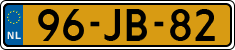 License plate of the Netherlands, Cars