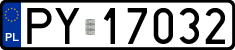 License plates of Poland, Regular car plates