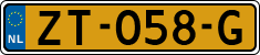 License plate of the Netherlands, Cars