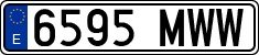License plates of Spain, Ordinary (2000)