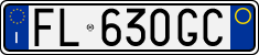 License plate of Italy, Cars (1994 year series)
