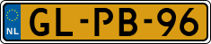 License plate of the Netherlands, Cars