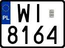 License plates of Poland, Special vehicles and motorcycles