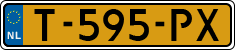 License plate of the Netherlands, Cars