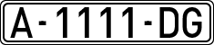 License plates of Spain, 1971 year series