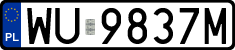 License plates of Poland, Regular car plates