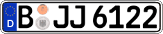 German license plate, Regular plates