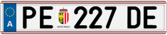 License plate of Austria, Regular plates