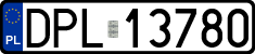 License plates of Poland, Regular car plates