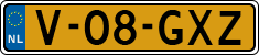 License plate of the Netherlands, Light Commercial Vehicles (1994 system)