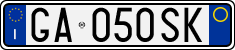 License plate of Italy, Cars (1994 year series)